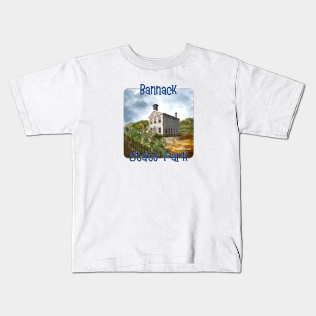 Bannack State Park, Montana Kids T-Shirt by MMcBuck